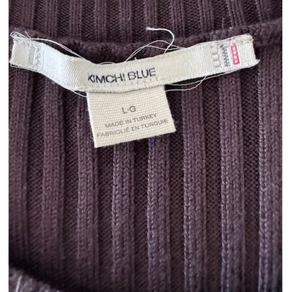 Urban Outfitters Kimchi Blue Katrina Drop Waist Sweater Mini Dress Minimalist - Picture 10 of 11